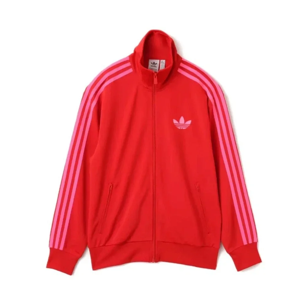 adidas Originals Firebird Loose Track Jacket Womens XXS Red Pink JW3665